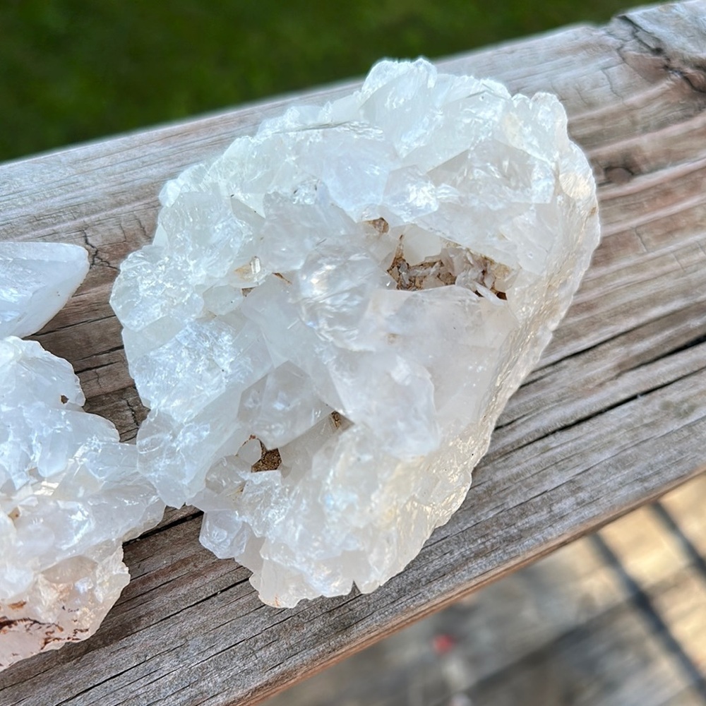 Natural White Quartz Crystals Random 5# of beautiful crystals mined by me! - Picture 8 of 8